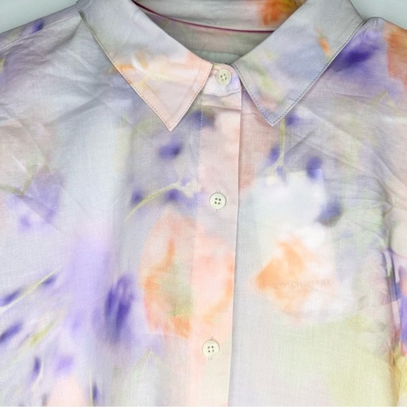 SCOTCH & SODA Motion Print Oversized Shirt NWT Size 40 (10)US Large - Picture 6 of 16